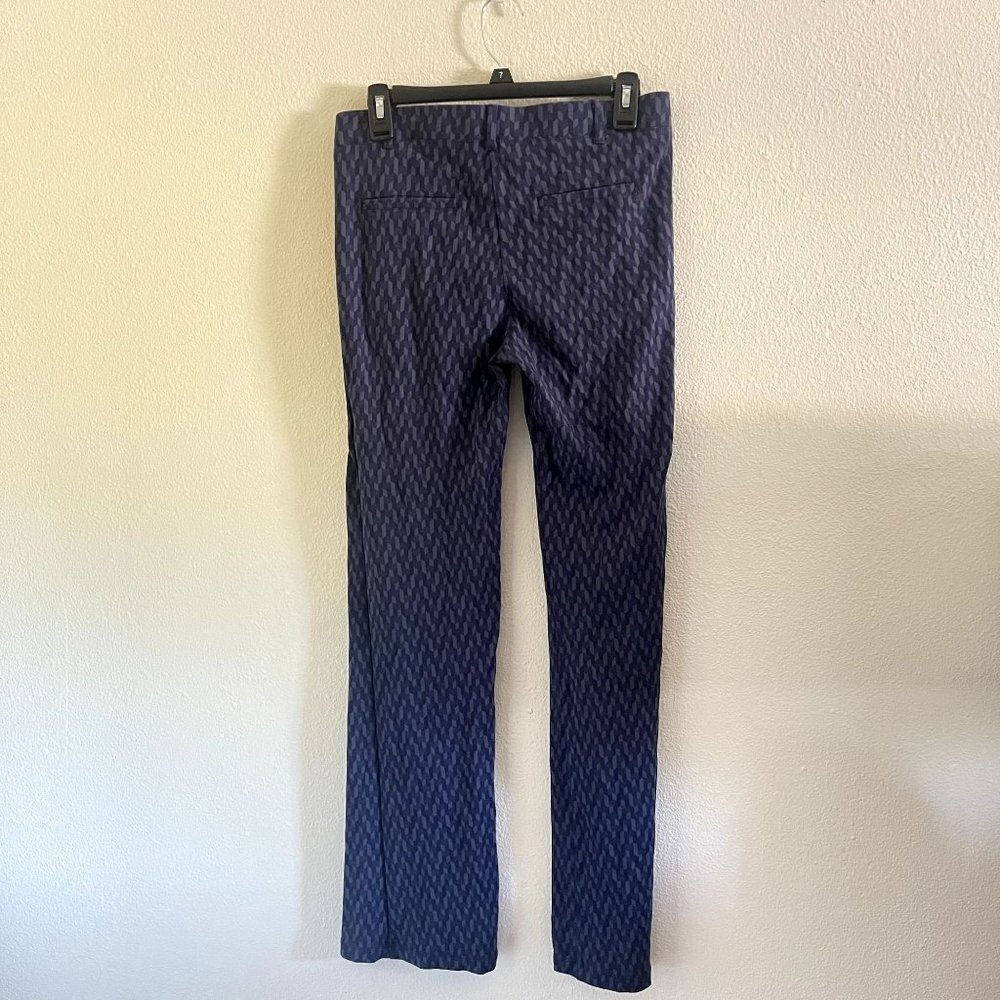 Geometric Pattern Bootcut Style Classic Ponte Pan… - image 5